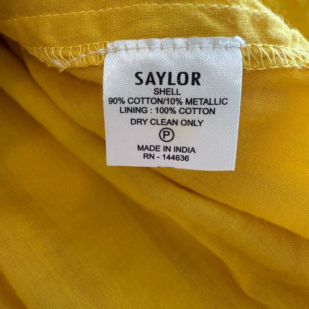 Sunflower yellow and gold Saylor dress NWOT size Medium - Picture 6 of 6